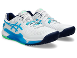  Giày Nam Asics Gel-Resolution 9 'White Digital Aqua' 