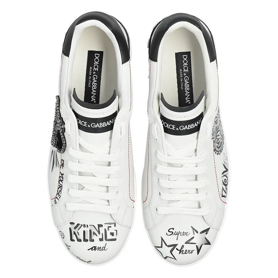  Giày Nam Dolce & Gabbana Graphic Printed 'White' 