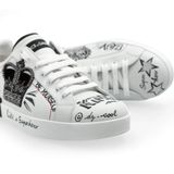  Giày Nam Dolce & Gabbana Graphic Printed 'White' 