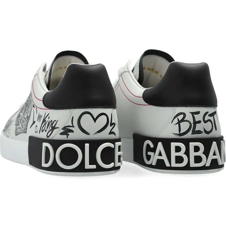  Giày Nam Dolce & Gabbana Graphic Printed 'White' 