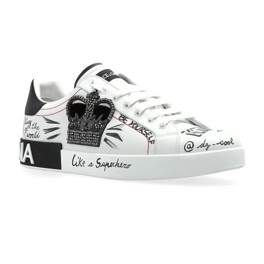  Giày Nam Dolce & Gabbana Graphic Printed 'White' 