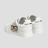  Giày Nam Dolce & Gabbana Patch Portofino 'White' 
