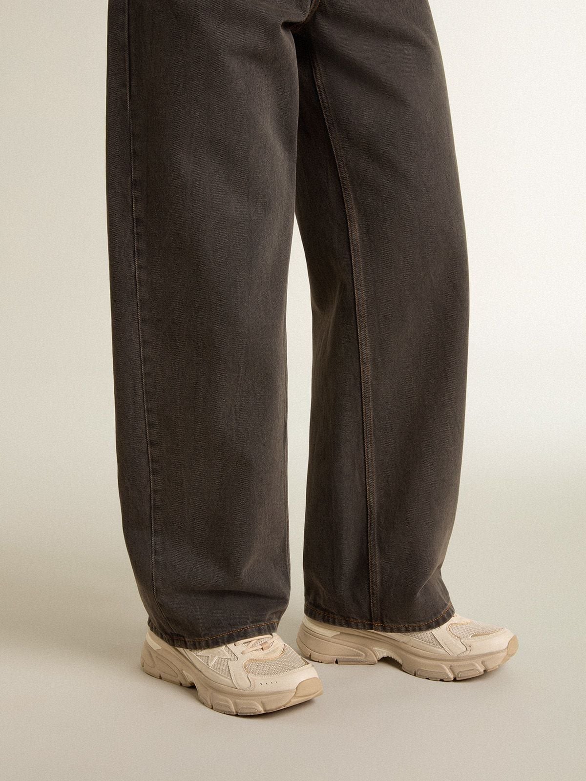  Giày Nam Golden Goose Lightstar 'Dove-gray' 