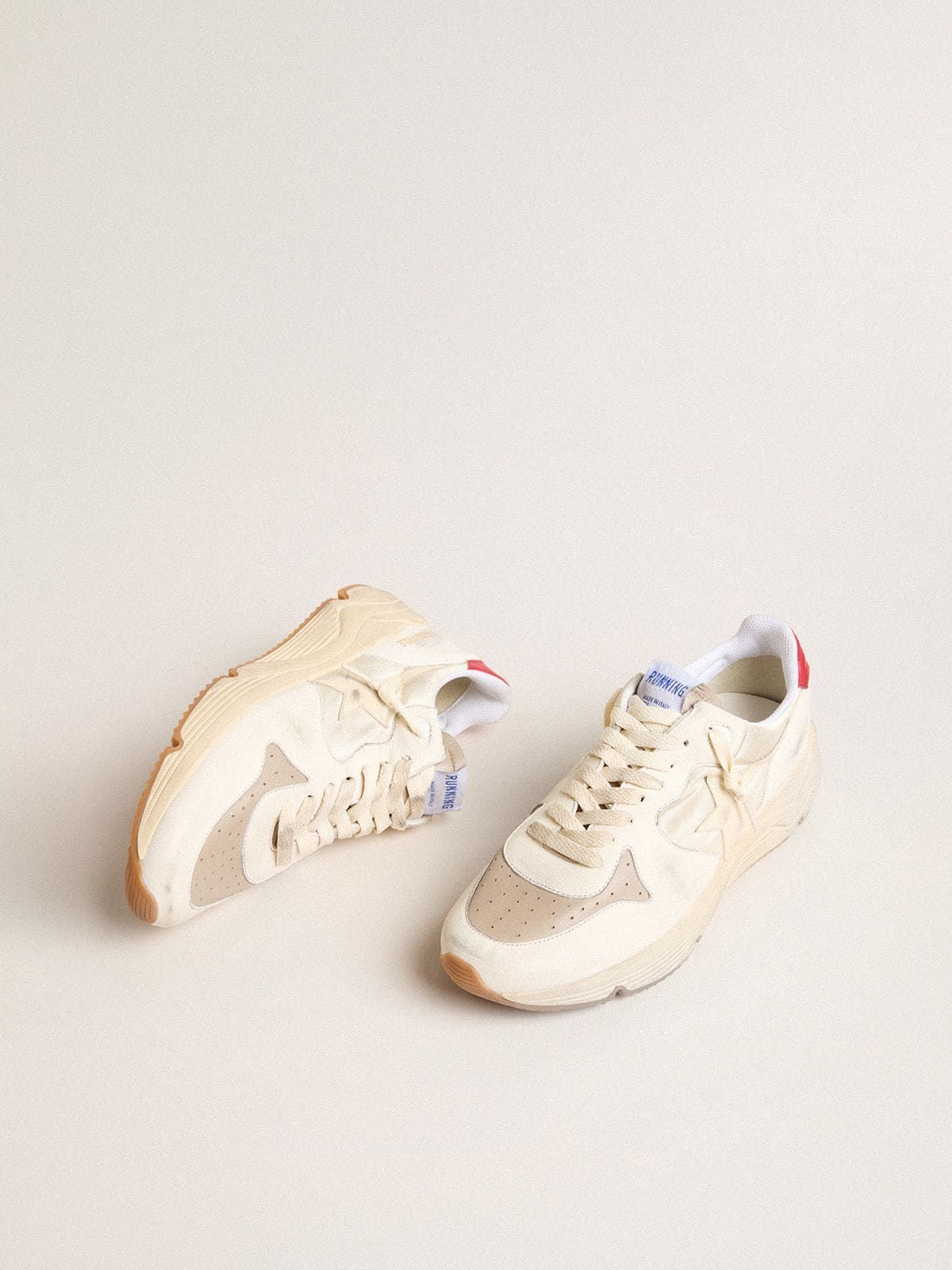  Giày Nam Golden Goose Running Sole 'White' 