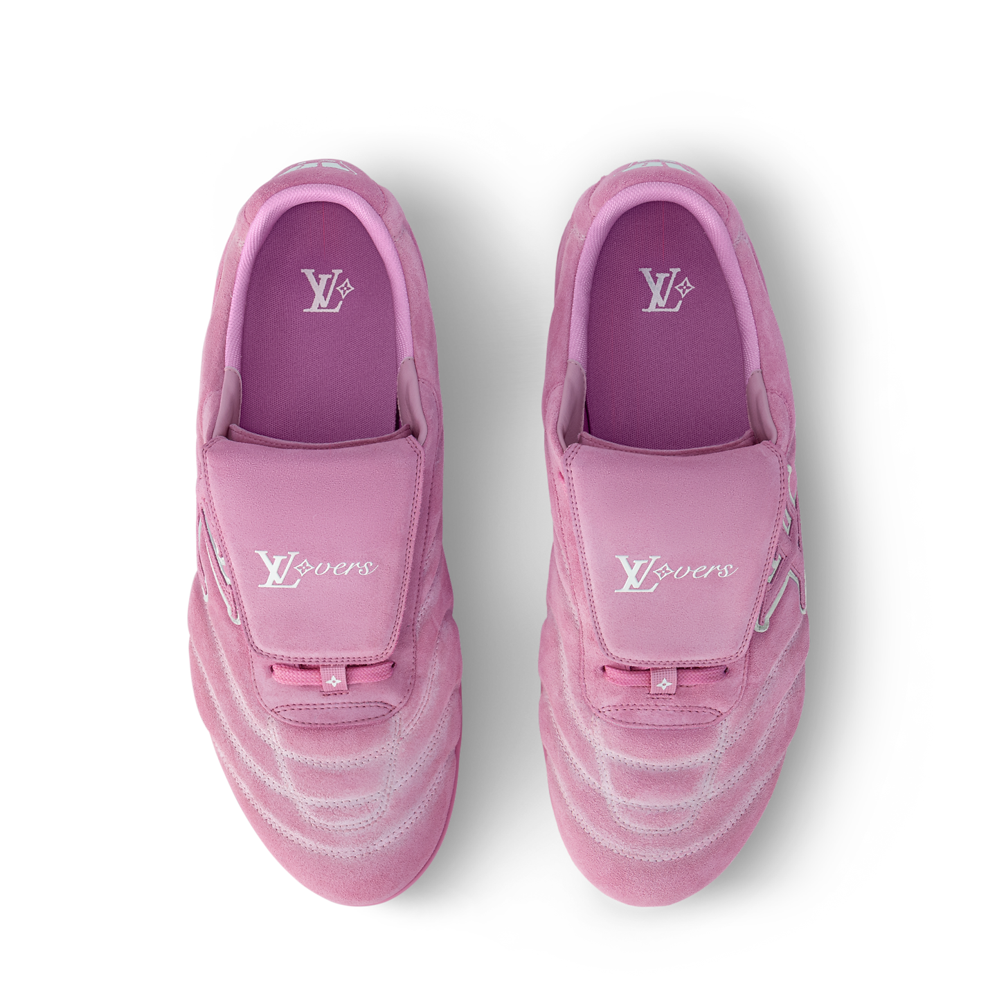  Giày Nam Louis Vuitton LV Footprint Soccer Trainers 'Rose' 