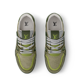  Giày Nam Louis Vuitton LV Trainer Outdoor Trainers 'Green' 