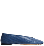  Giày Nữ Bottega Veneta Rosa Ballerina 'Blu Venezia' 