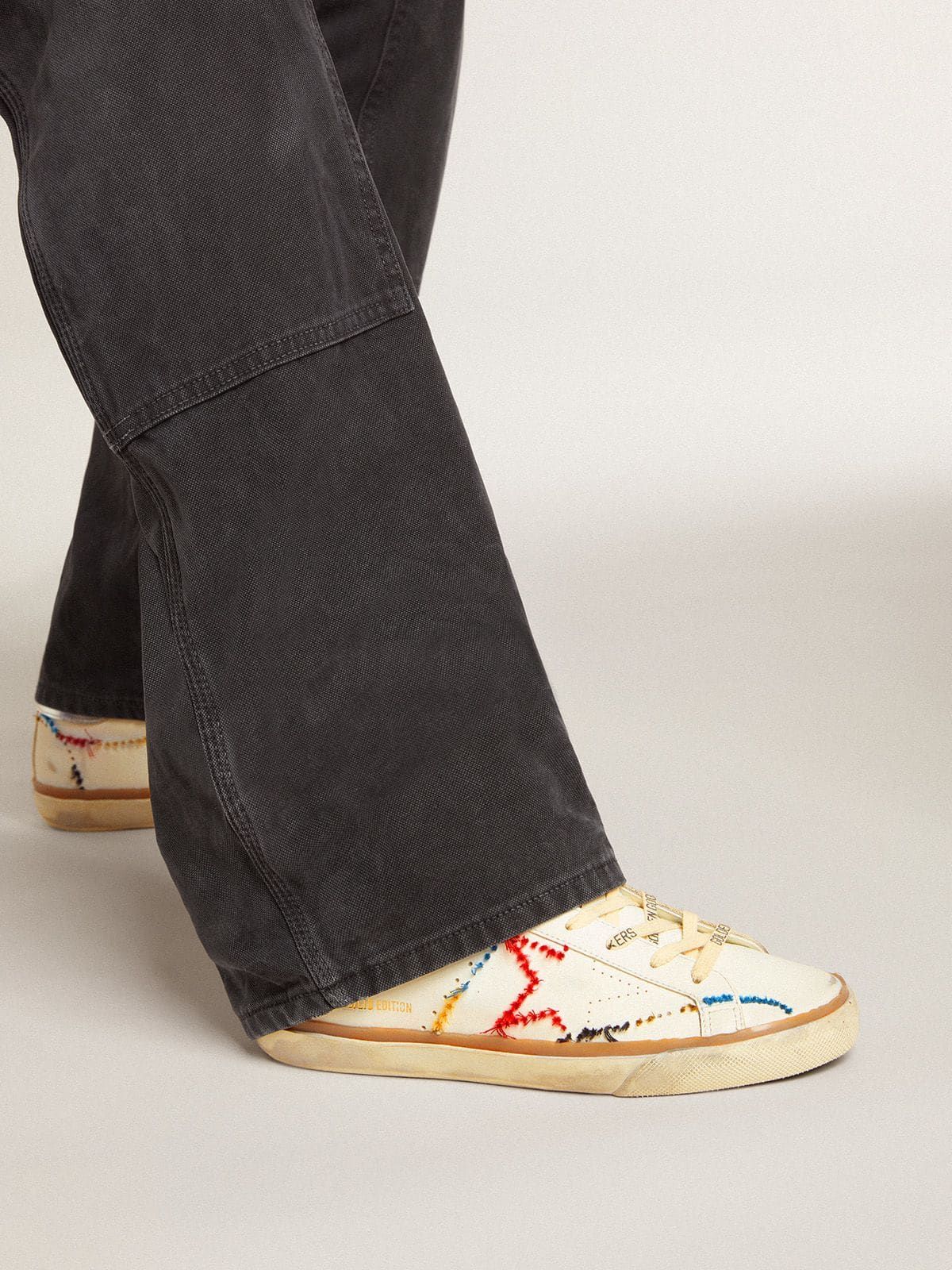  Giày Nữ Golden Goose Super-Star LTD 'White' 