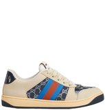  Giày Nữ Gucci GG Crystal Screener Sneaker 'Beige' 