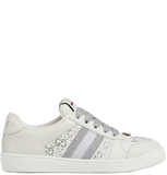  Giày Nữ Gucci GG Crystal Screener Sneaker 'White' 