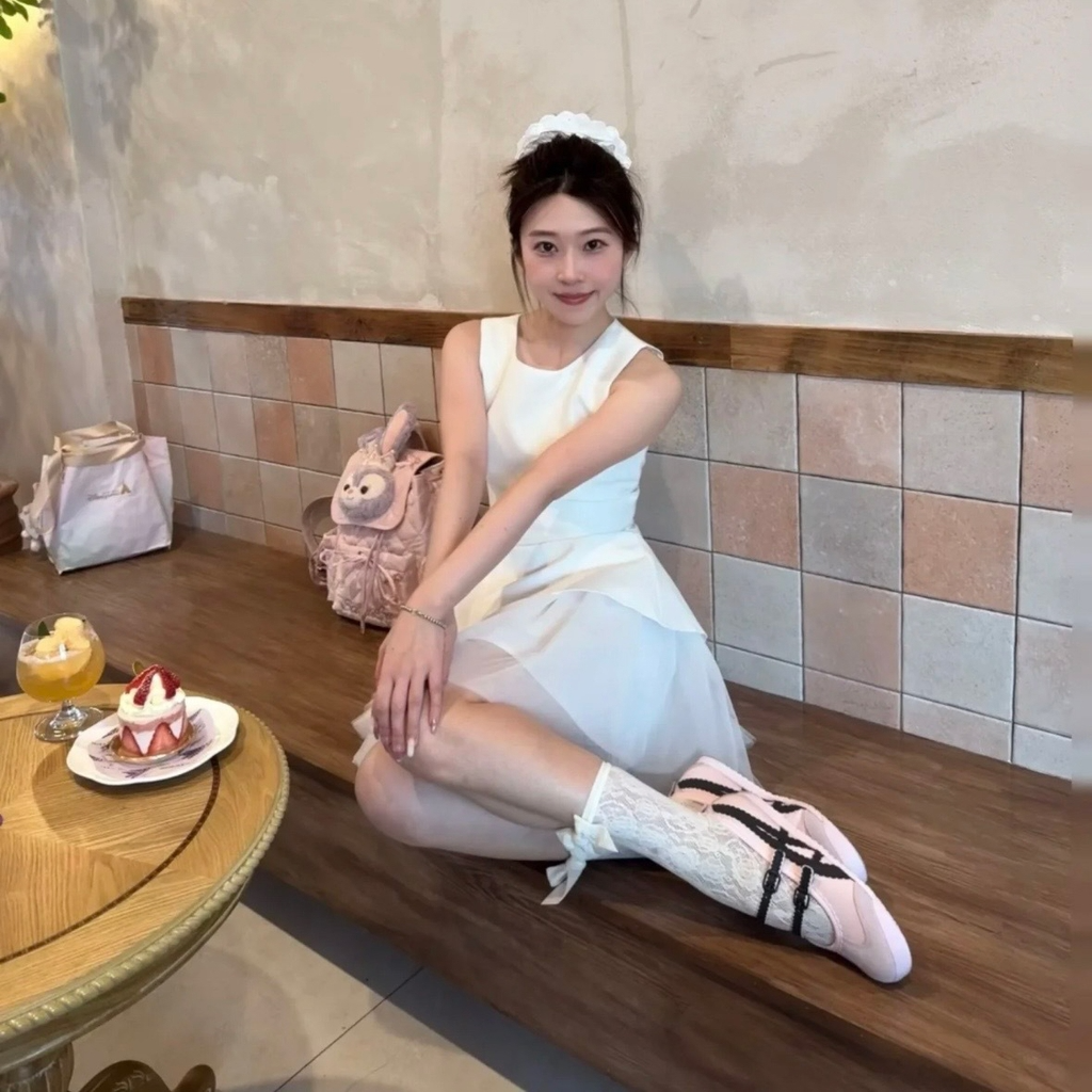  Giày Nữ Onitsuka Tiger Mexico 66 TGRS 'Crystal Pink' 