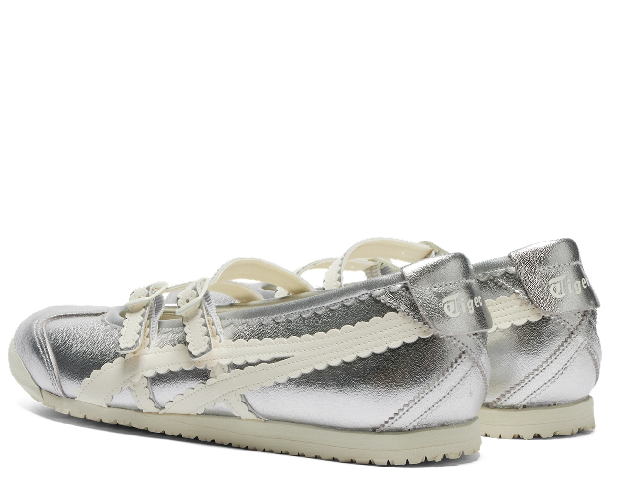  Giày Nữ Onitsuka Tiger Mexico 66 TGRS 'Silver Cream' 