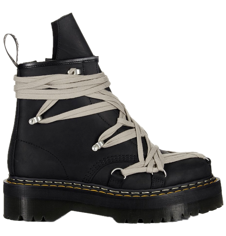  Giày Nữ Rick Owens x Dr. Martens 1460 Boots 'Black' 