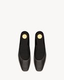  Giày Nữ Saint Laurent Lido Slip-ons 'Eagle Brown' 