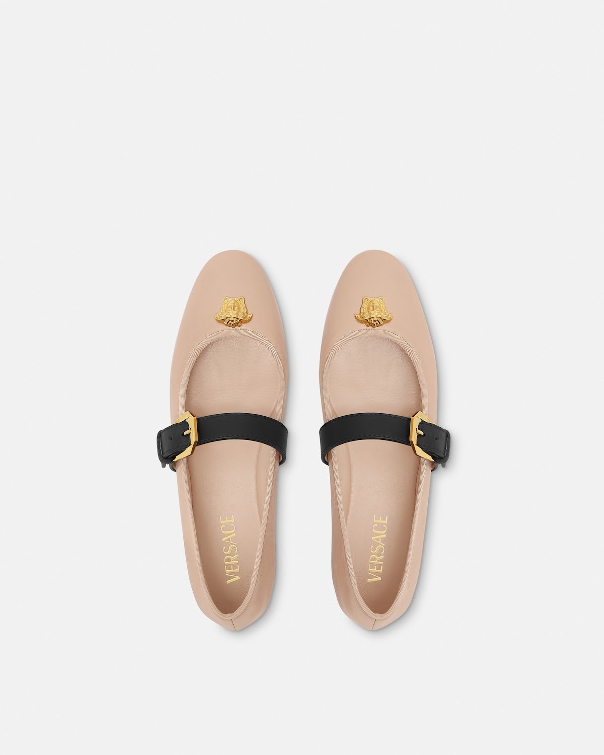  Giày Nữ Versace La Medusa Ballerinas 'Pink' 