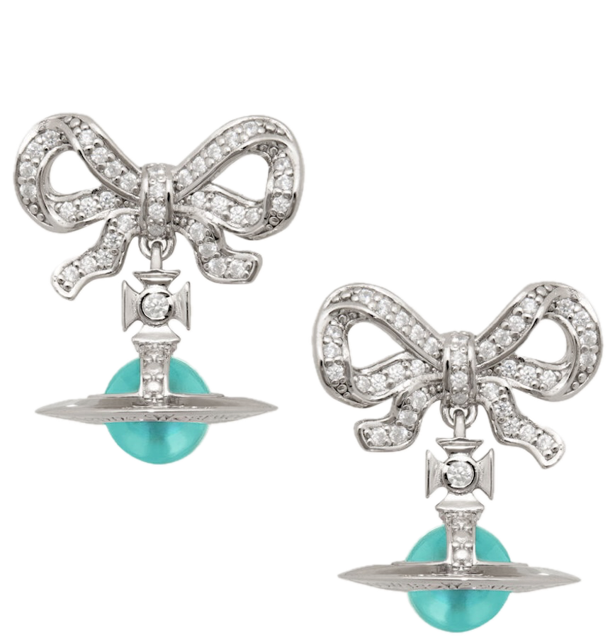  Khuyên Tai Nữ Vivienne Westwood Octavie 'Turqouise' 