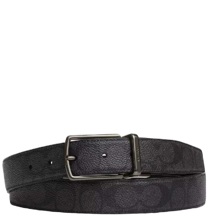  Thắt Lưng Coach Harness Buckle Cut To Size Belt 'Black' 