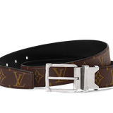  Thắt Lưng Nam Louis Vuitton Corner Pin 35MM Belt 'Black' 