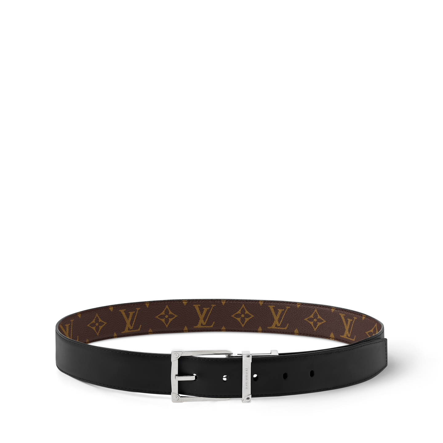  Thắt Lưng Nam Louis Vuitton Corner Pin 35MM Belt 'Black' 