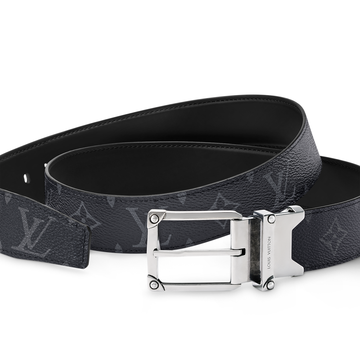  Thắt Lưng Nam Louis Vuitton Corner Pin 35MM Belt 'Black' 