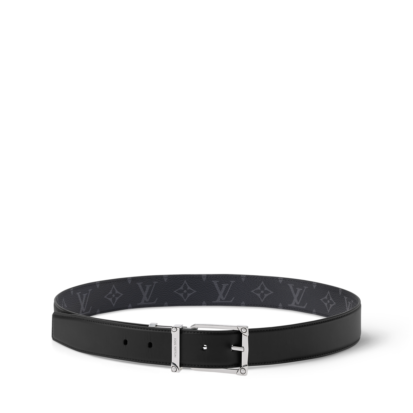  Thắt Lưng Nam Louis Vuitton Corner Pin 35MM Belt 'Black' 