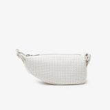  Túi Lacoste Perforated Small Shoulder Bag 'White' 