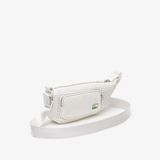  Túi Lacoste Perforated Small Shoulder Bag 'White' 