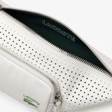  Túi Lacoste Perforated Small Shoulder Bag 'White' 