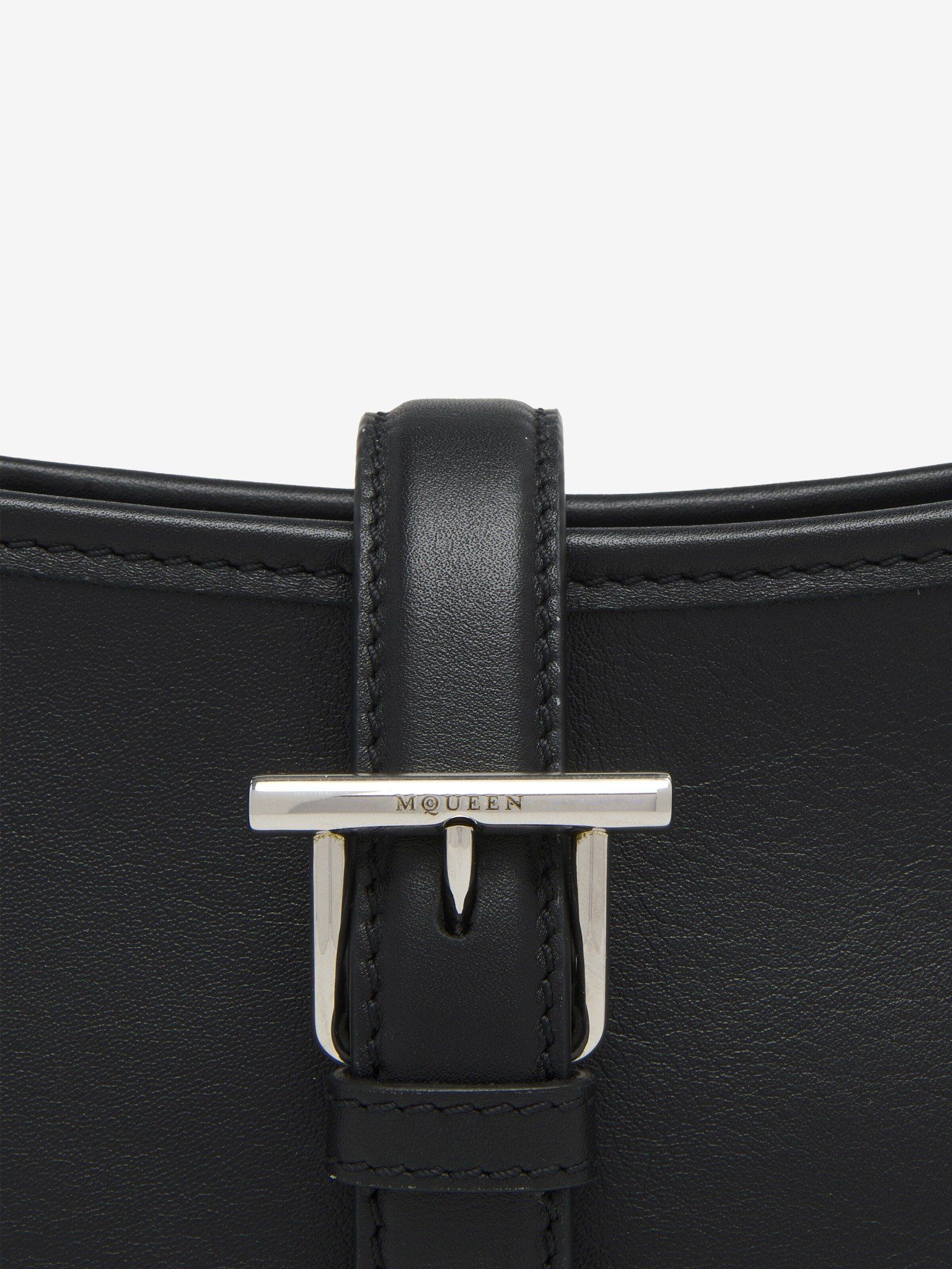  Túi Nữ Alexander McQueen Mini T-Bar Shoulder Bag 'Black' 