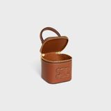  Túi Nữ Celine Mini Vanity Case Cuir Triomphe 'Tan' 