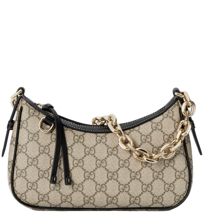  Túi Nữ ‎Gucci GG Emblem Small Shoulder Bag 'Beige' 