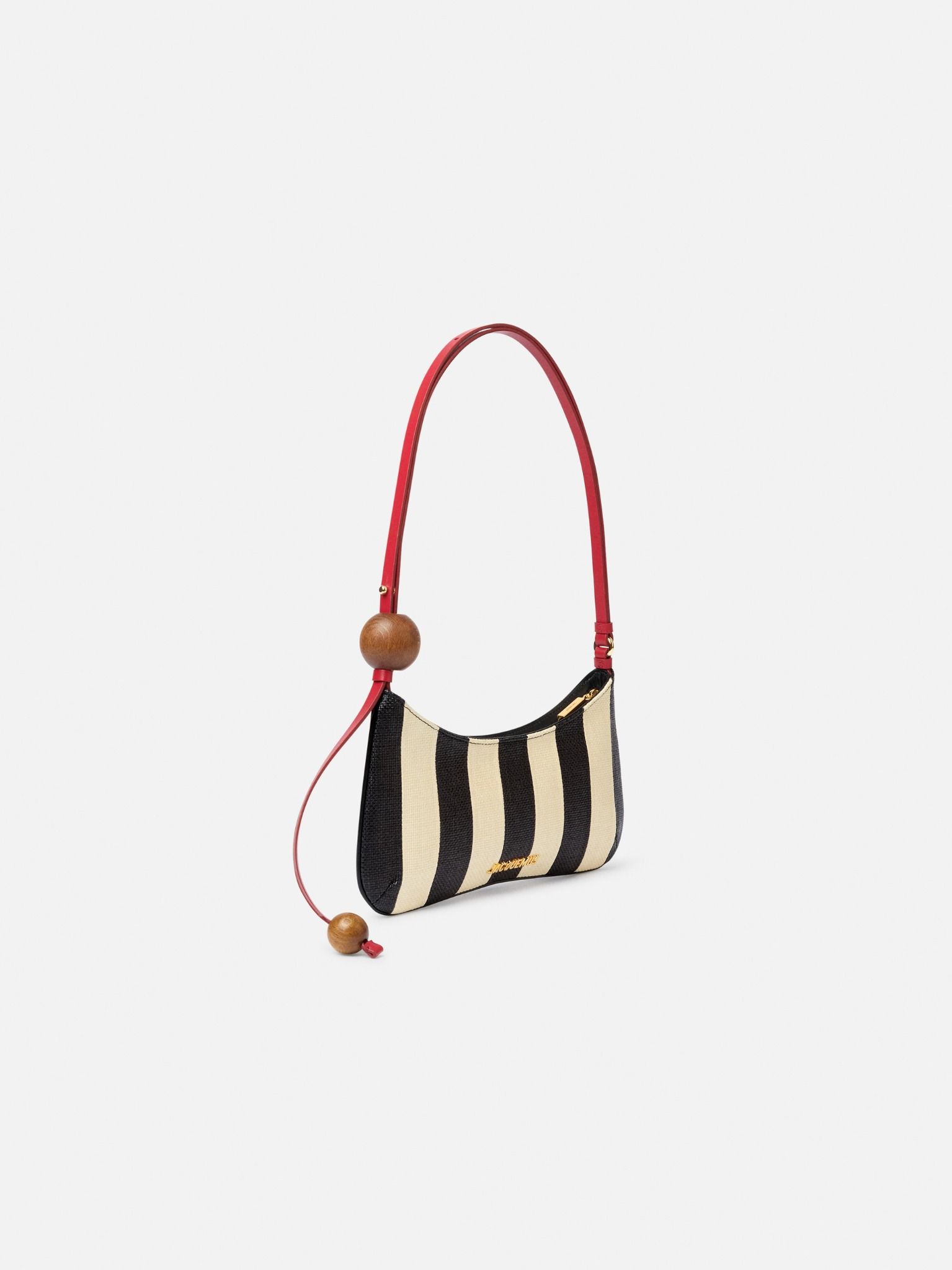  Túi Nữ Jacquemus The Bisou Perle 'Ivory Black' 