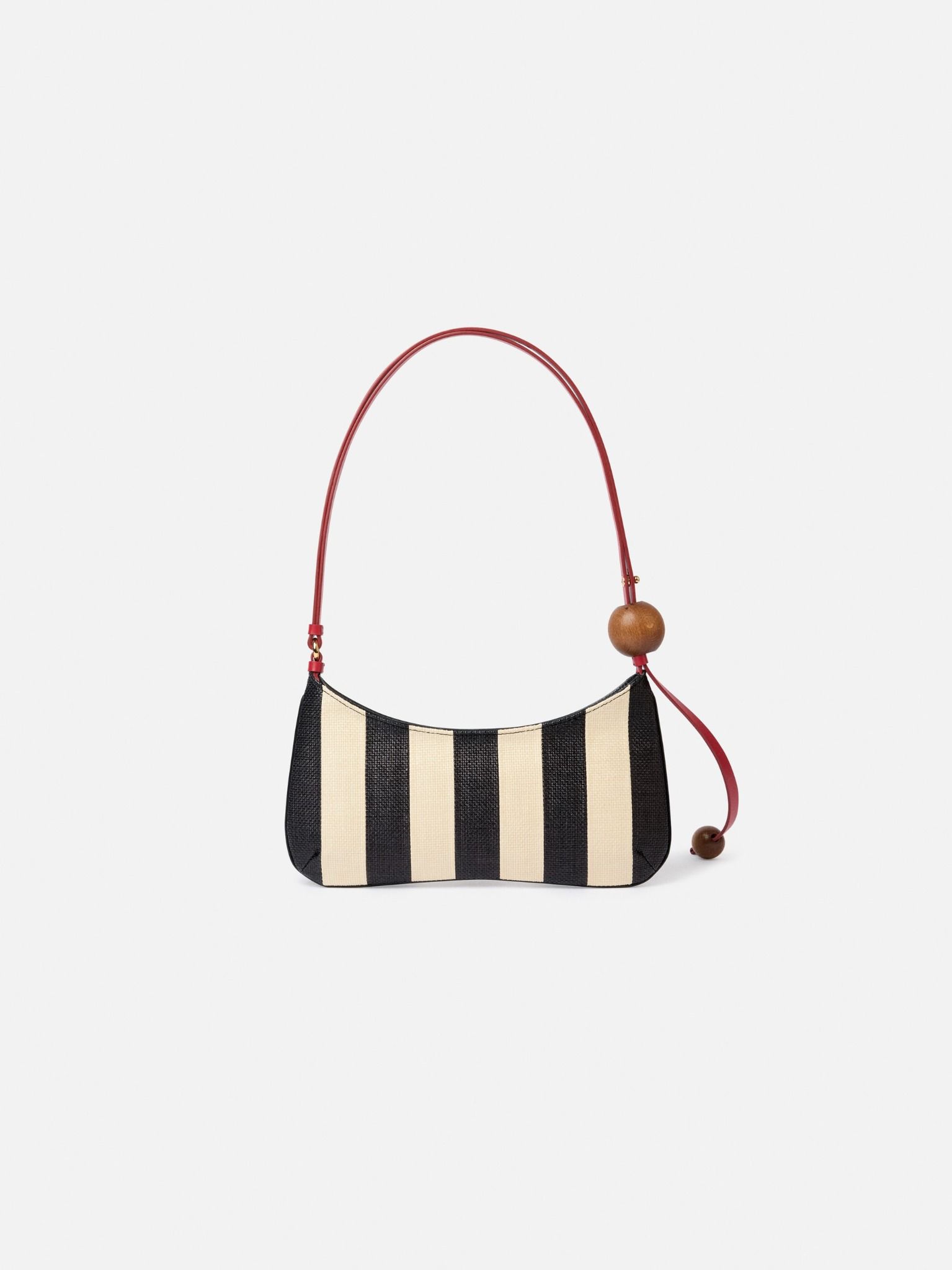  Túi Nữ Jacquemus The Bisou Perle 'Ivory Black' 
