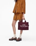  Túi Nữ Marc Jacobs Canvas Medium Tote Bag 'Dark Plum' 