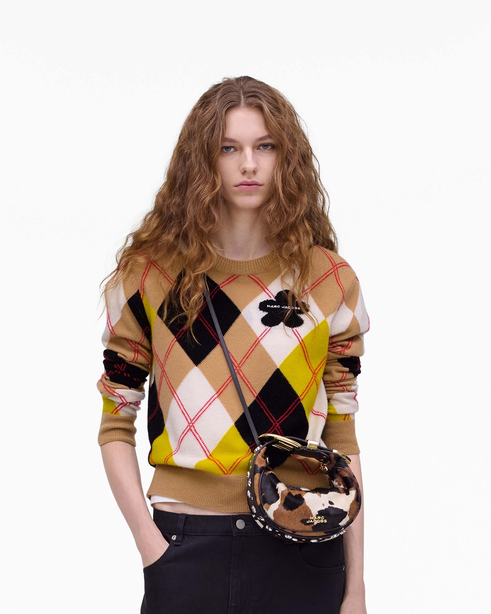  Túi Nữ Marc Jacobs Cow Haircalf Party Bag 'Brown' 