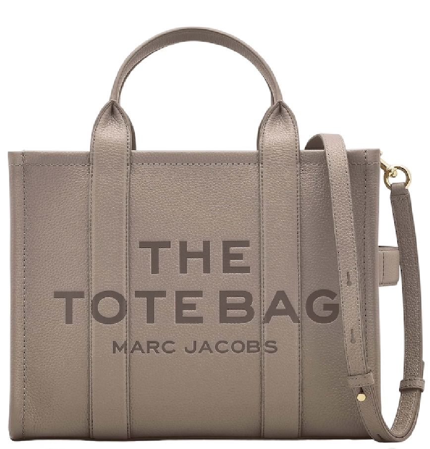  Túi Nữ Marc Jacobs Leather Medium Tote Bag 'Cement' 