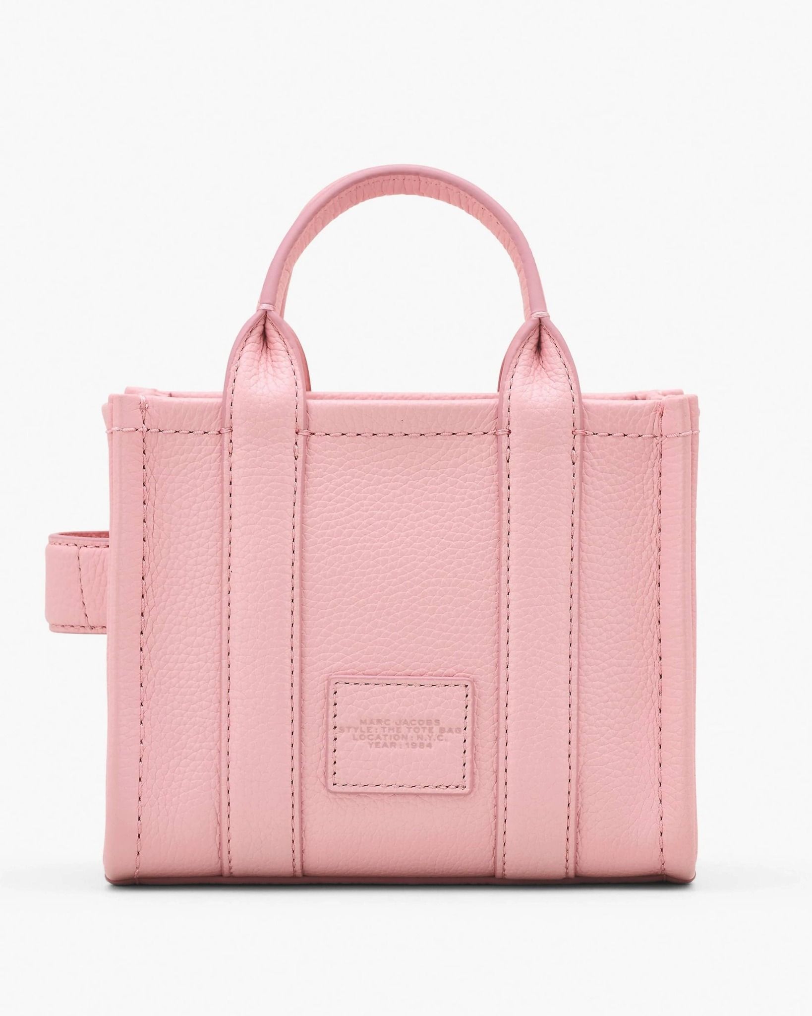  Túi Nữ Marc Jacobs Leather Tote Bag 'Ribbon Pink' 