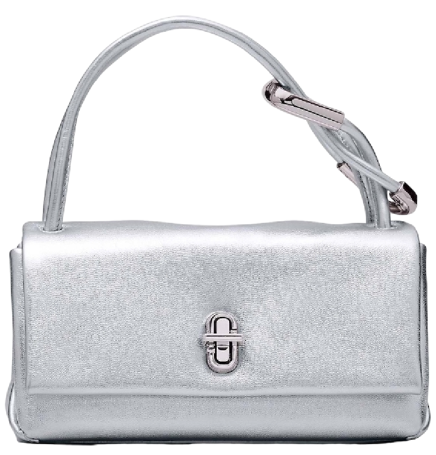  Túi Nữ Marc Jacobs Metallic Mini Dual Bag 'Silver' 
