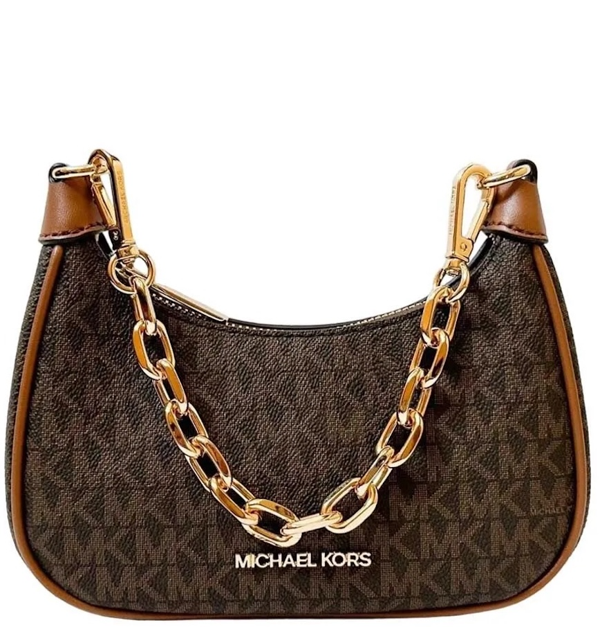  Túi Nữ Michael Kors Cora Medium Zip Pouchette 'Brown' 