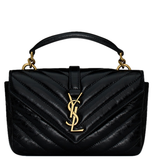  Túi Nữ Saint Laurent College Mini Chain Bag 'Black' 