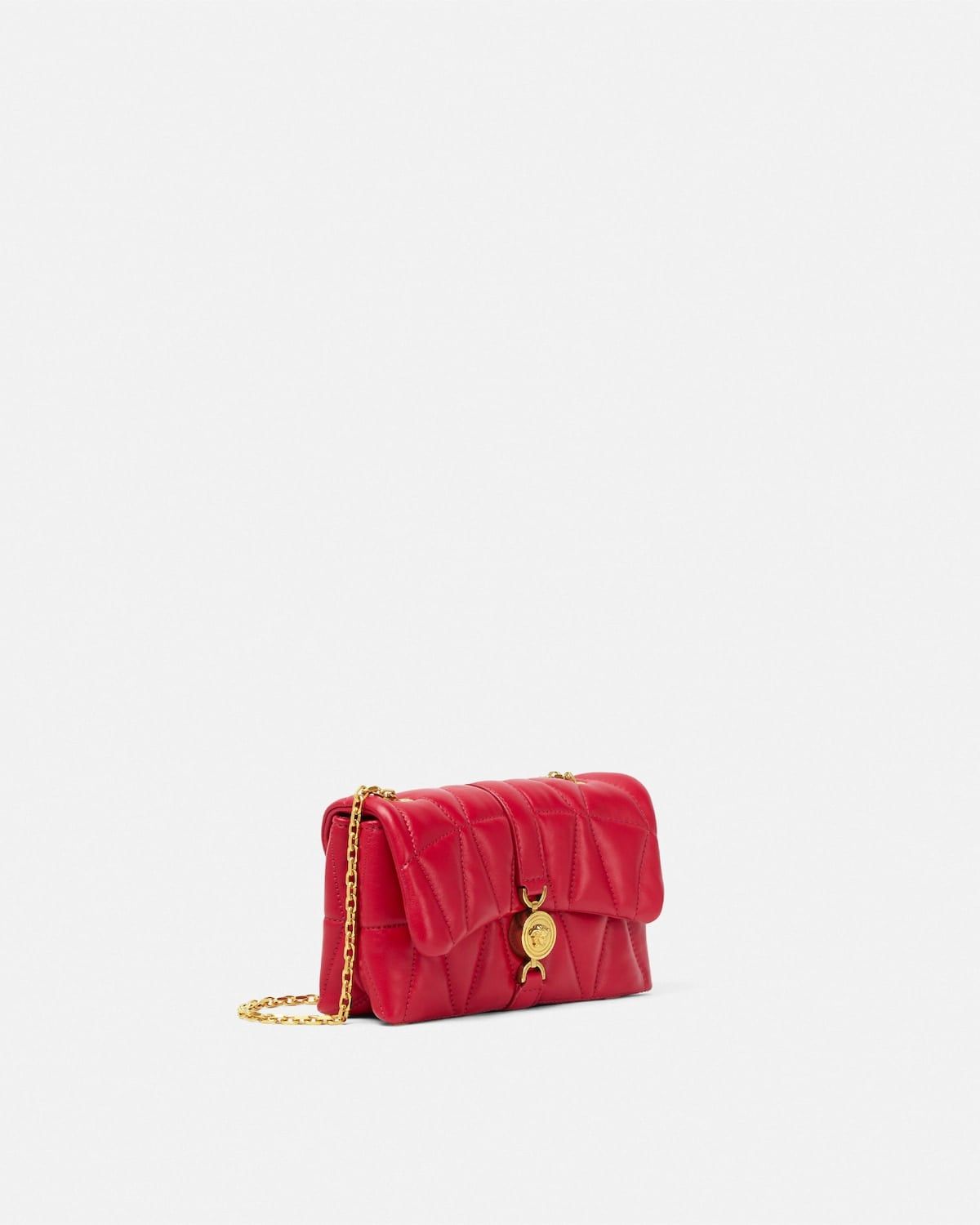  Túi Nữ Versace Kleio Quilted Mini Bag 'Red' 