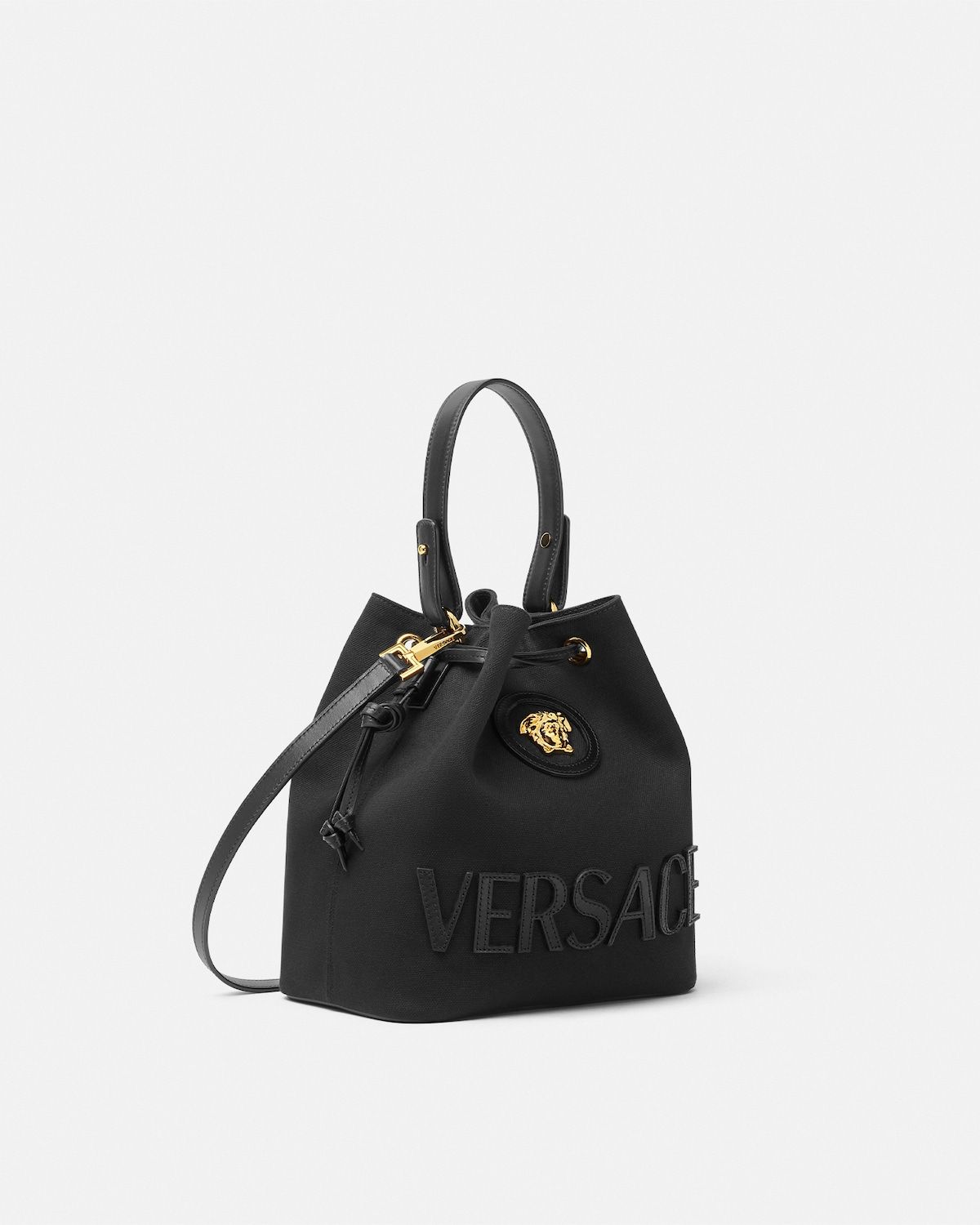  Túi Nữ Versace La Medusa Bucket Bag 'Black' 