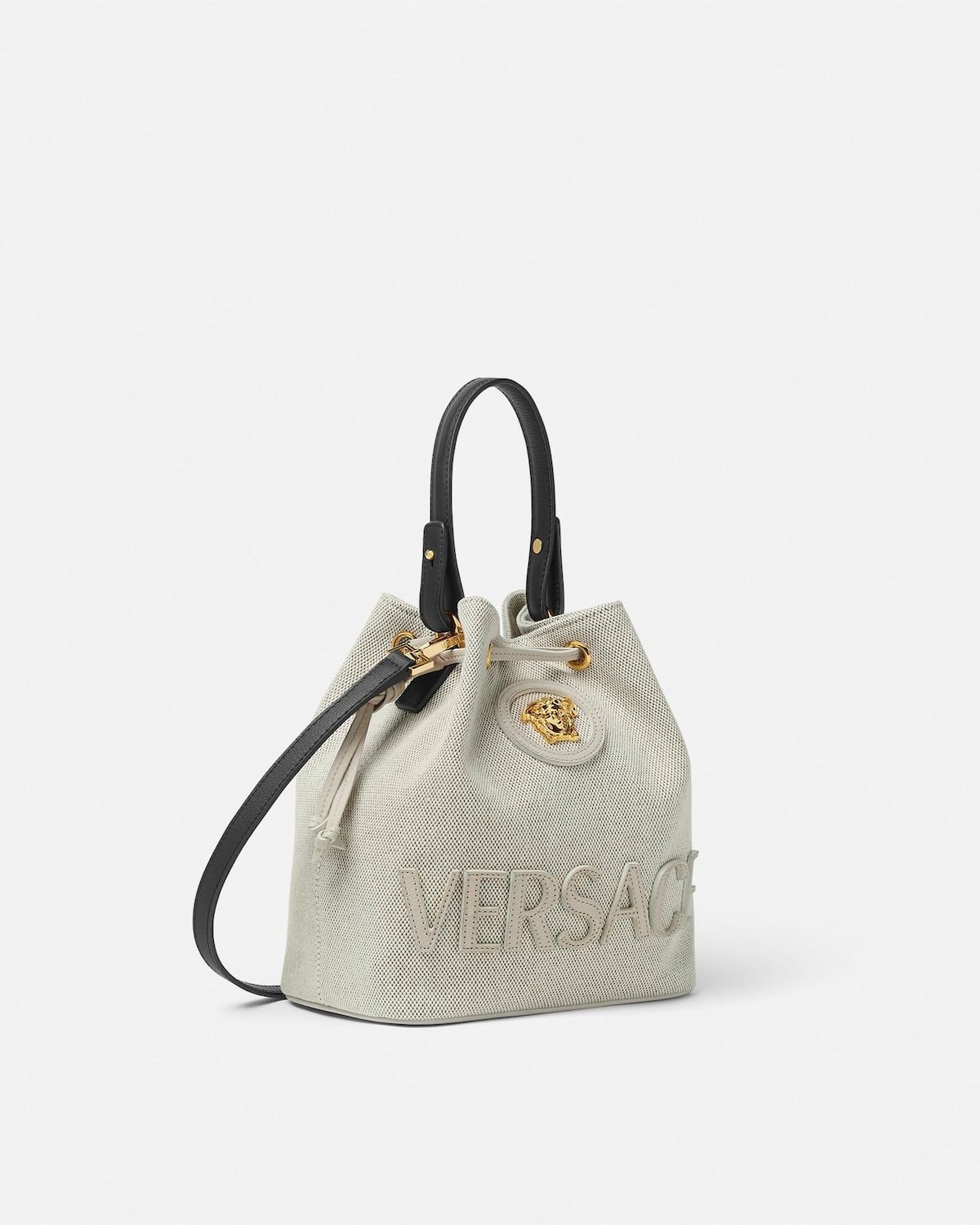  Túi Nữ Versace La Medusa Bucket Bag 'White' 