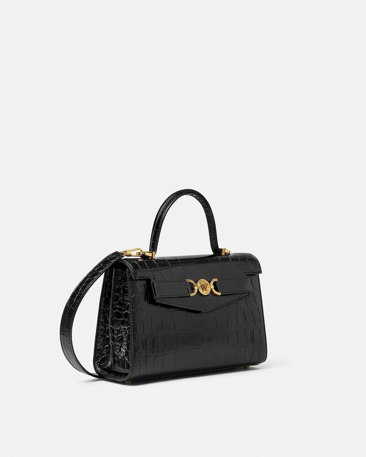  Túi Nữ Versace Medusa 95 Top Handle 'Black' 