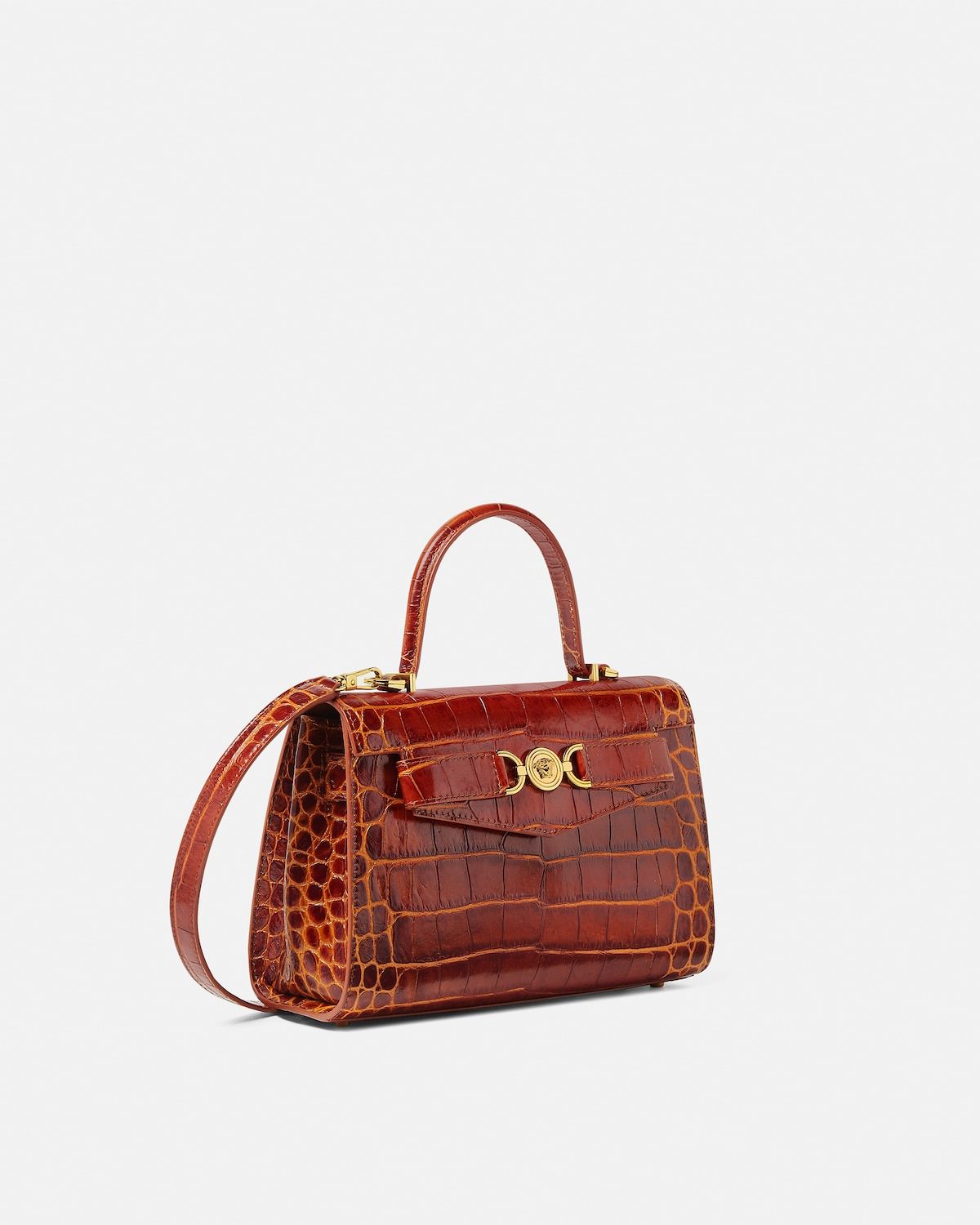 Túi Nữ Versace Medusa 95 Top-Handle 'Brown' 
