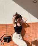  Túi Saint Laurent Solferino Medium Satchel 'Black' 
