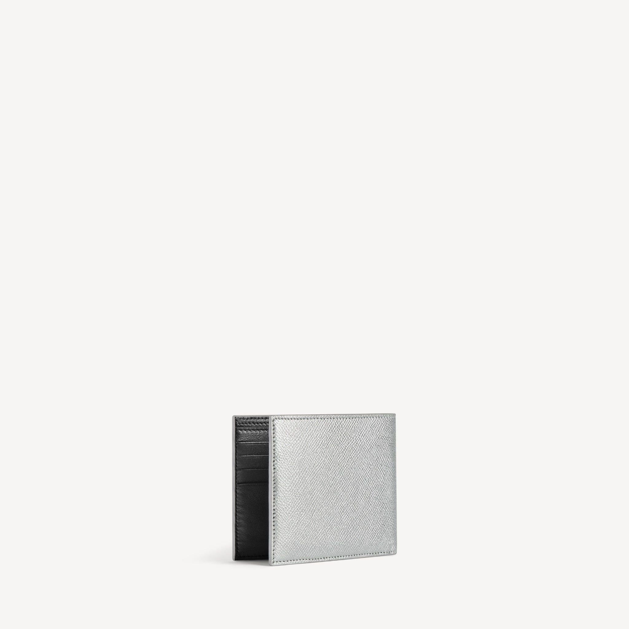  Ví Nam Balenciaga Passport Square Wallet 'Silver' 