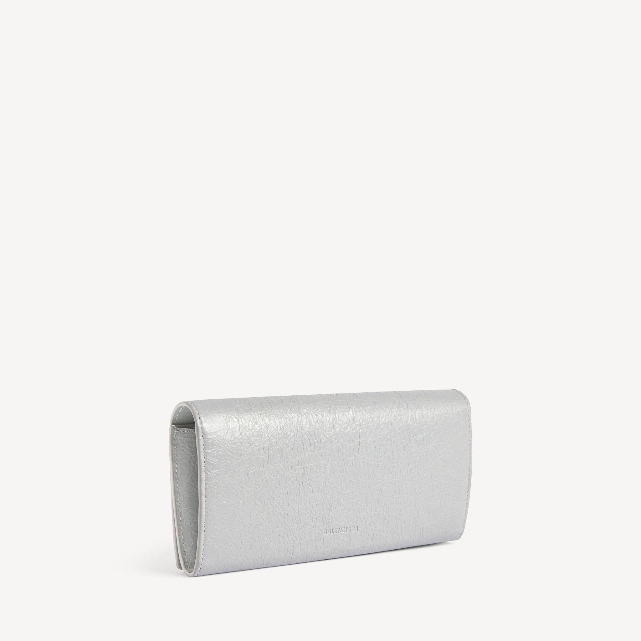  Ví Nữ Balenciaga Le City Money Long Wallet 'Grey' 
