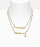  Vòng Cổ Nữ Vivienne Westwood Amelia 'Cream Pearl' 