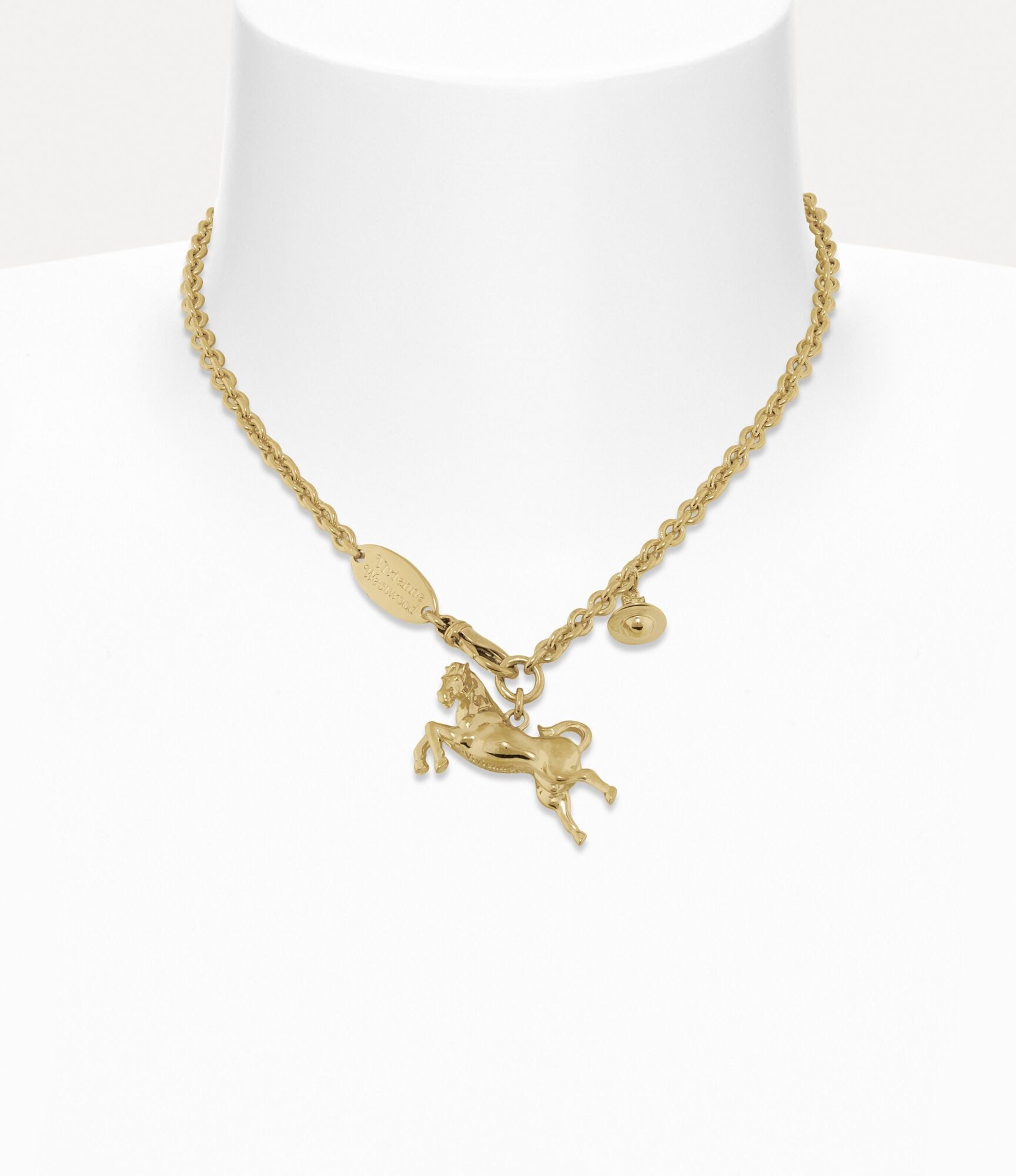  Vòng Cổ Nữ Vivienne Westwood Horse Pendant 'Gold' 